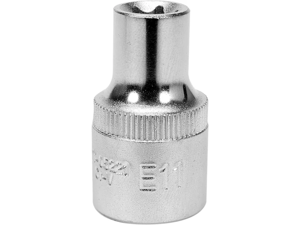 Головка торцева YATO : TORX E11, квадрат 1/2", L= 38 мм. CrV,