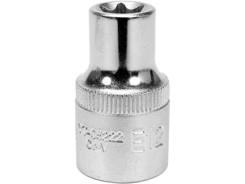 Головка торцева YATO : TORX E12, квадрат 1/2", L= 38 мм. CrV,