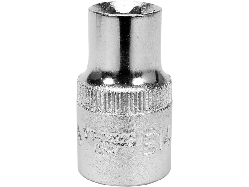 Головка торцева YATO : TORX E14, квадрат 1/2", L= 38 мм. CrV,
