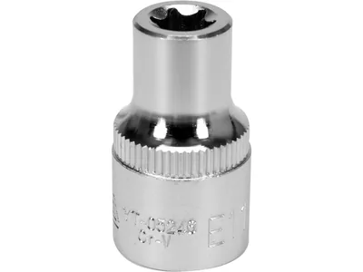 Головка торцева YATO : TORX E11, квадрат 1/2", CrV, DIN 2124 [Блістер]
