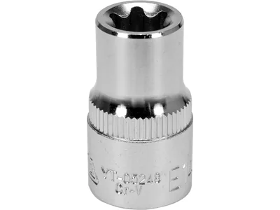 Головка торцева YATO : TORX E14, квадрат 1/2", CrV, DIN 2124 [Блістер]