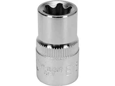 Головка торцева YATO : TORX E16, квадрат 1/2", CrV, DIN 2124 [Блістер]