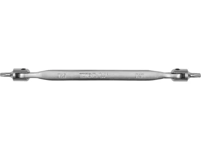 Ключ TORX 2-сторонній на шарнірах YATO : Т25 х Т27, L= 216 мм, Cr-V (DW)