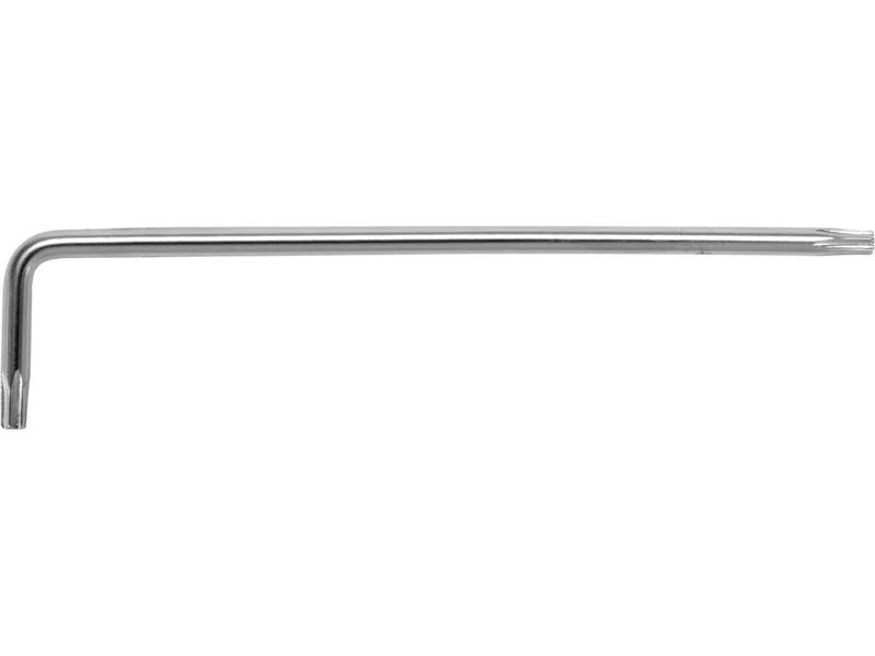 Ключ TORX SECURITY (з центр. отвором) YATO Г-подібний 2-сторонній, Cr-V, Т10, 17 х 86 мм