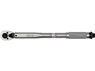 Ключ динамометричний YATO : квадрат 3/8", F= 19- 110 Нм, L= 366 мм