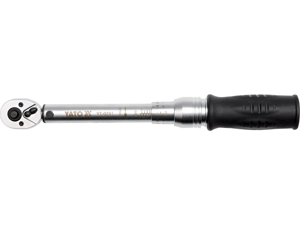 Ключ динамометричний YATO : квадрат 1/4", F= 2- 10 Нм, L= 281 мм