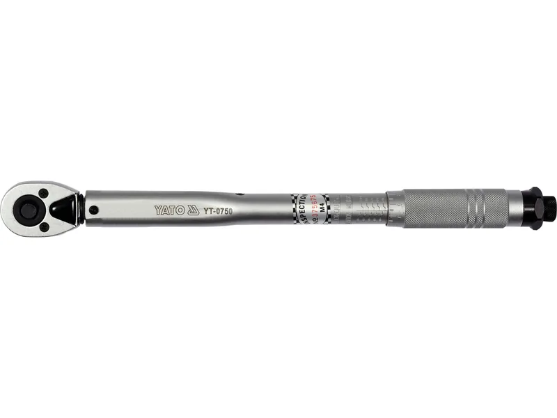 Ключ динамометричний YATO : квадрат 1/2", F= 42- 210 Нм, L= 470 мм