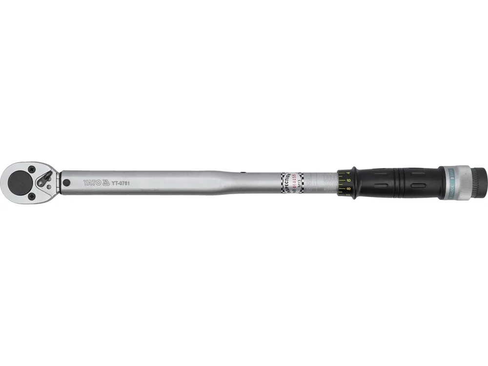Ключ динамометричний YATO : квадрат 1/2", F= 40- 210 Нм, L= 535 мм