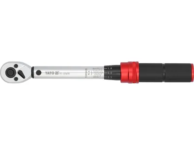 Ключ динамометричний YATO : квадрат 1/4", F= 5- 25 Нм, L= 230- 240 мм