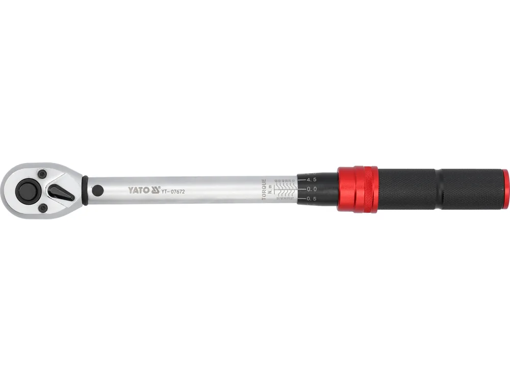 Ключ динамометричний YATO : квадрат 3/8", F= 10- 60 Нм, L= 285-295 мм