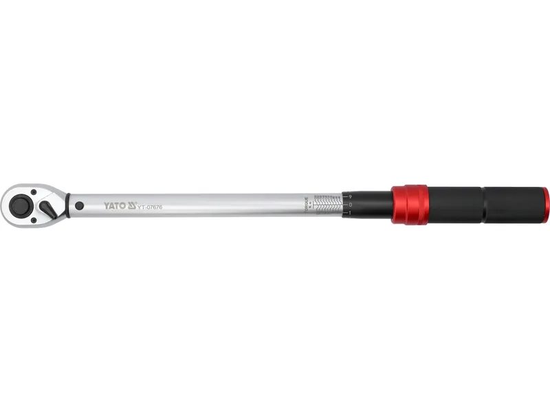 Ключ динамометричний YATO : квадрат 1/2", F= 40- 220 Нм, L= 485- 505 мм