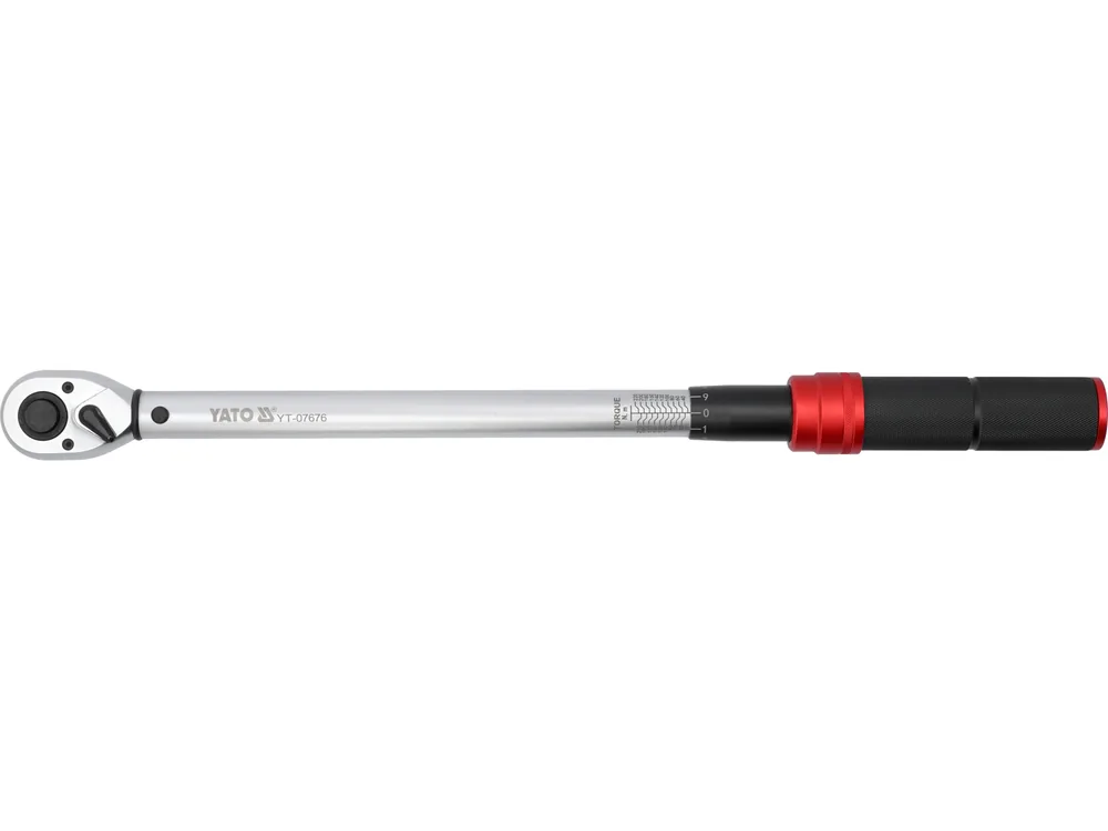 Ключ динамометричний YATO : квадрат 1/2", F= 40- 220 Нм, L= 485- 505 мм