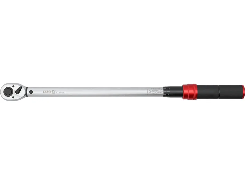 Ключ динамометричний YATO : квадрат 1/2", F= 60- 330 Нм, L= 545- 565 мм