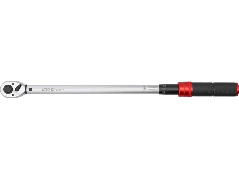 Ключ динамометричний YATO : квадрат 1/2", F= 60- 330 Нм, L= 545- 565 мм