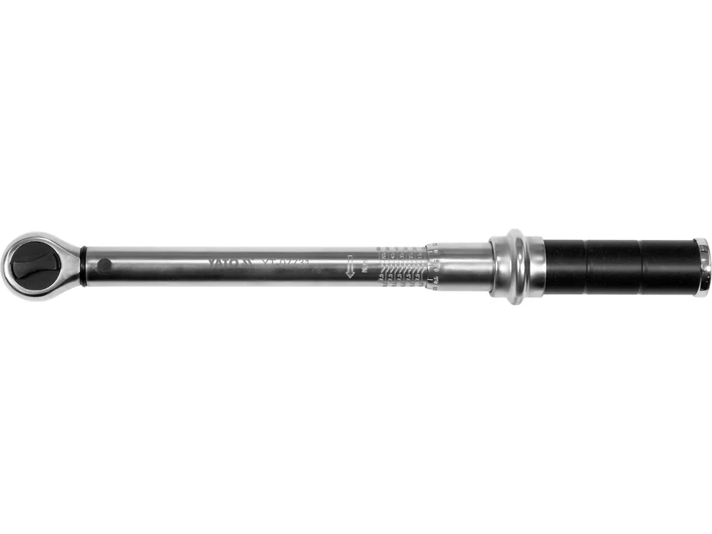 Ключ динамометричний YATO : квадрат 3/8", F= 10- 60 Нм, L= 362-385 мм