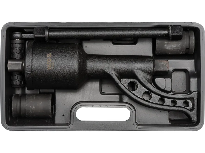 Вороток з редуктором YATO : квадрат 1", F= 5800 Нм, L= 380 мм