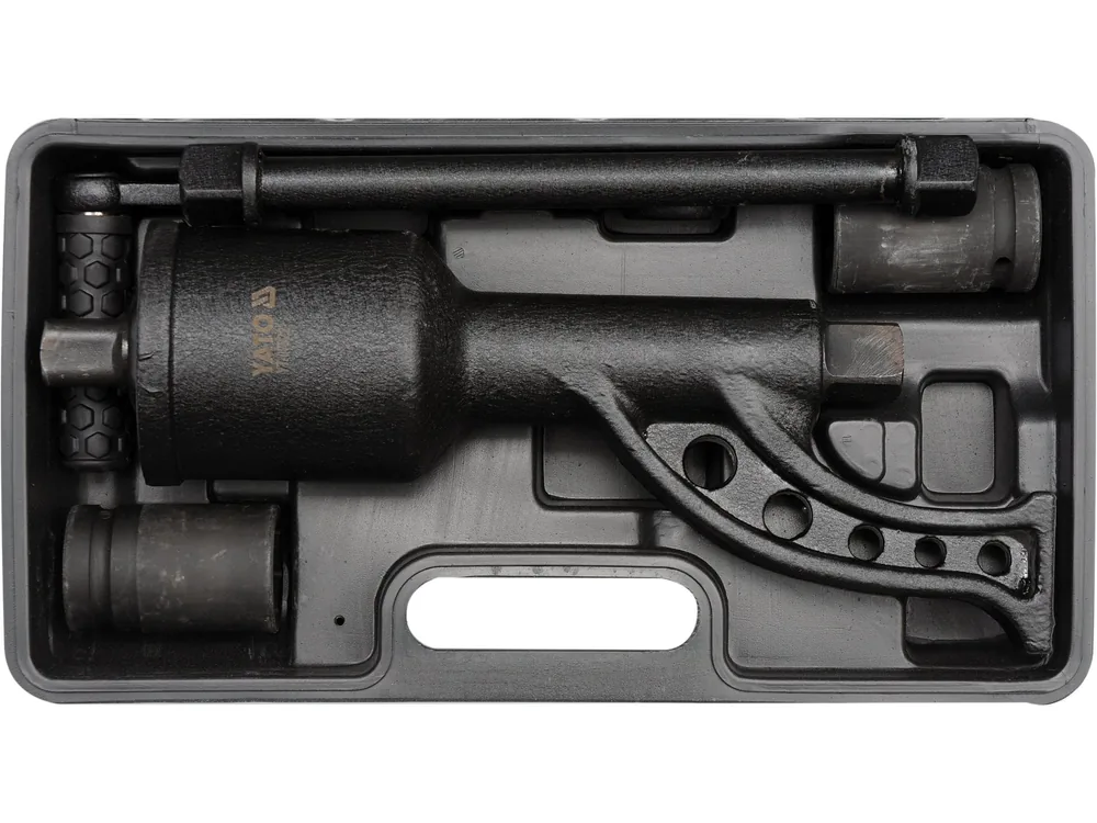 Вороток з редуктором YATO : квадрат 1", F= 5800 Нм, L= 380 мм