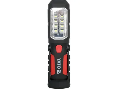 Ліхтар LED на батарейки 3Х АА, 8 + 1 діод , гак + магніт , 3 режими світла