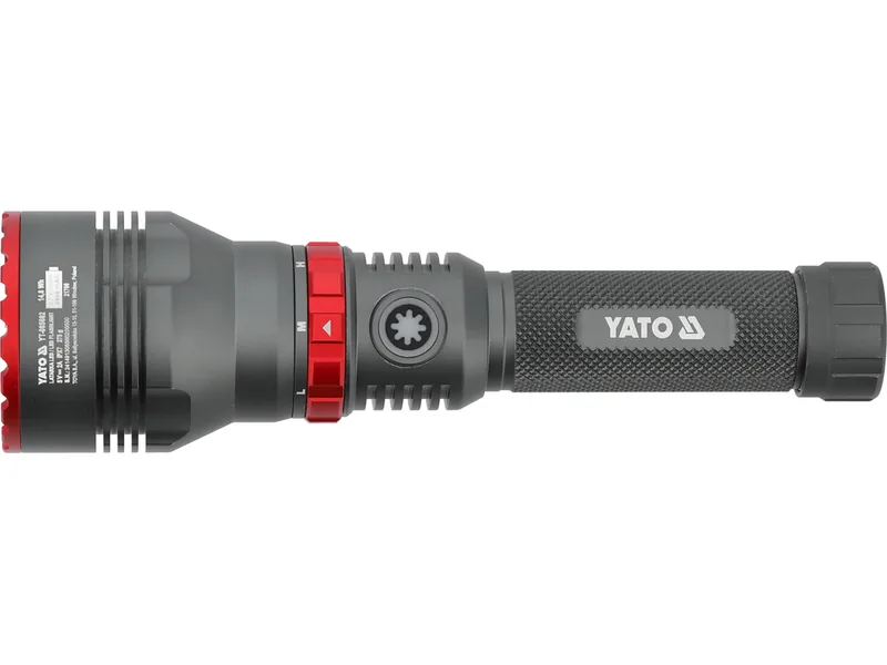 Ліхтар ручний LED-діодний YATO Li-Ion 3.7 В, 4 АГод, 10Вт, зарядка від USB-C