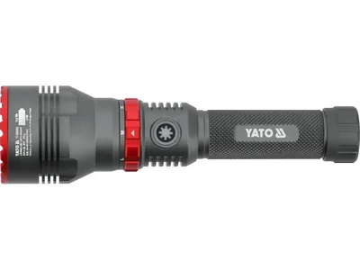 Ліхтар ручний LED-діодний YATO Li-Ion 3.7 В, 4 АГод, 10Вт,  зарядка від USB-C