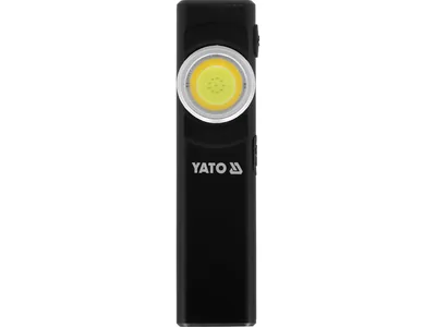 Ліхтар-міні діодний тонкий YATO від акумул. Li-Po 3.7 V 450 mA, освітл.- 500/ 300/ 100/ 30 Lm 8 режи