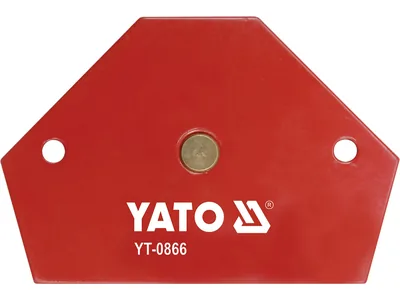 Струбцина магнітна для зварки YATO : 11.5 кг, 64 х 95 х 14 мм