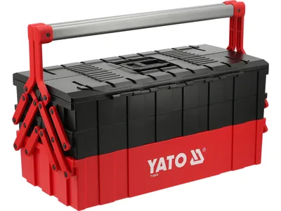 Ящик для інструменту розсувний YATO з 5 лотками пластиковий 460х 265х 208 мм