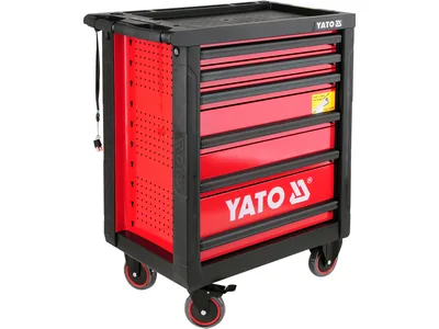 Шафа-візок для інструментів YATO з 6 шуфлядами, 958x 766x 465 мм