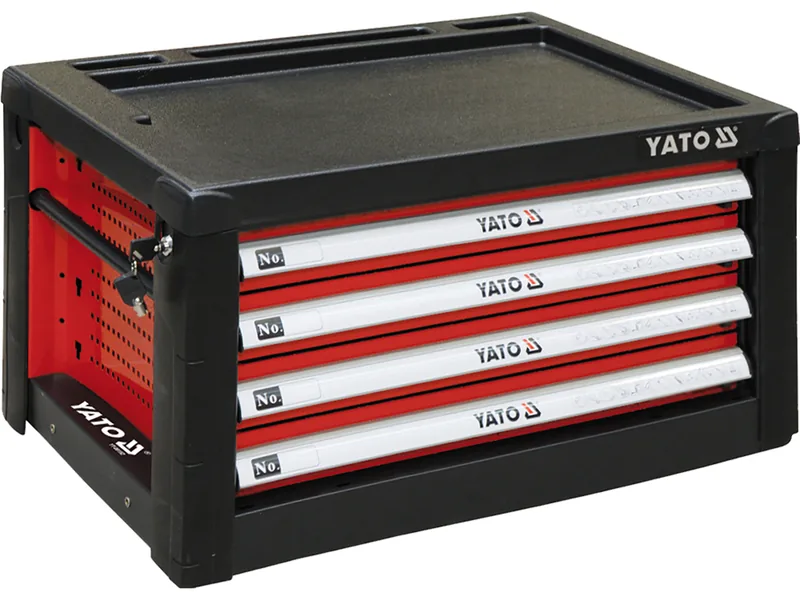 Шафа для майстерні з 4 шуфлядами YATO до столу YT-08920; 690х 465х 400 мм