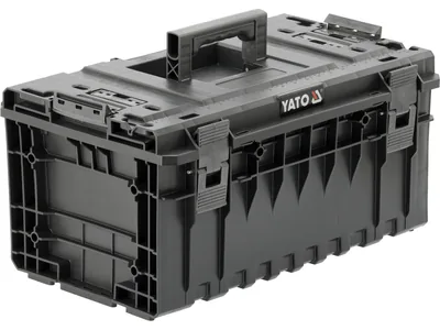 Ящик для інструментів модульний 32V S1 YATO 2 перегородки, 584x385x295 мм, пластиковий