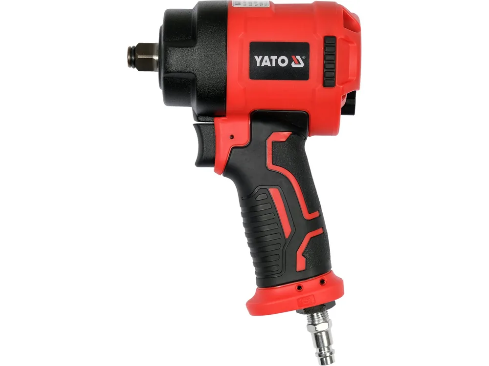 Гайковерт ударний пневматичний MINI YATO: квадрат 1/2", F=1200Nm, роб. тиск-6,3 Bar при 142л/хв