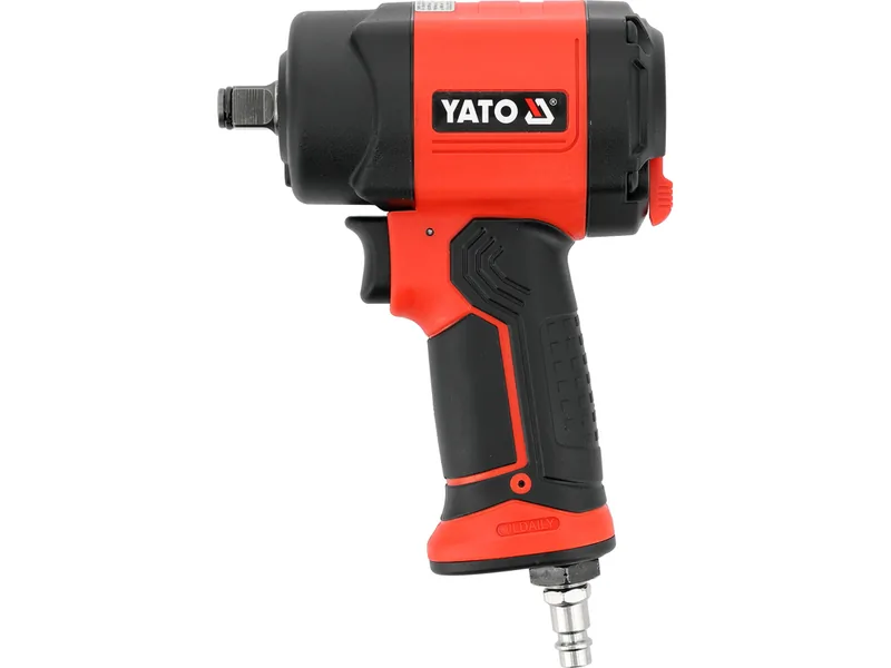 Гайковерт ударний пневматичний MINI YATO: квадрат 1/2", F=1100Nm, роб. тиск-6,3 Bar при 142л/хв