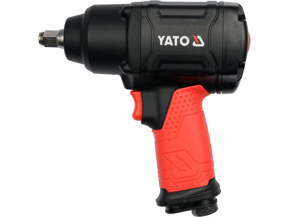 Гайковерт ударний пневматичний YATO : квадрат 1/2", F=1150 Nm
