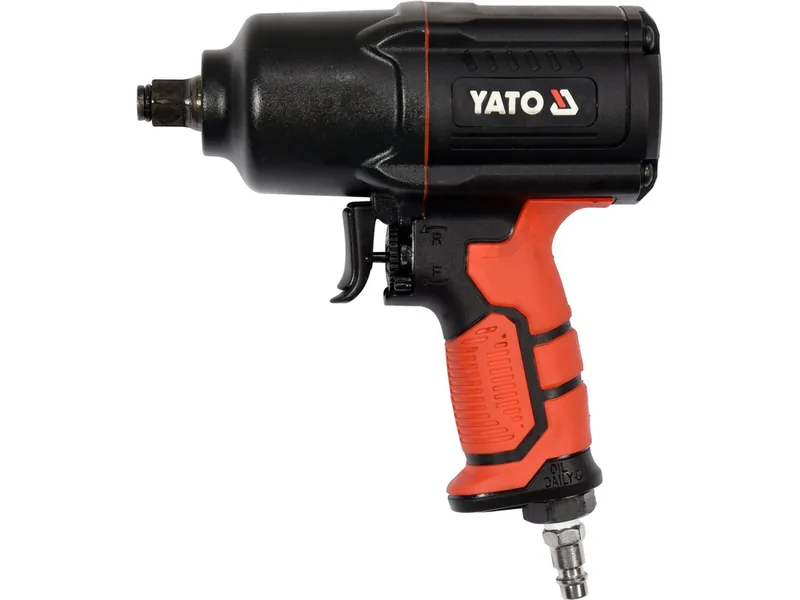 Гайковерт ударний пневматичний YATO : квадрат 1/2", F=1700 Nm, 0.63 MPa,198 л/хв