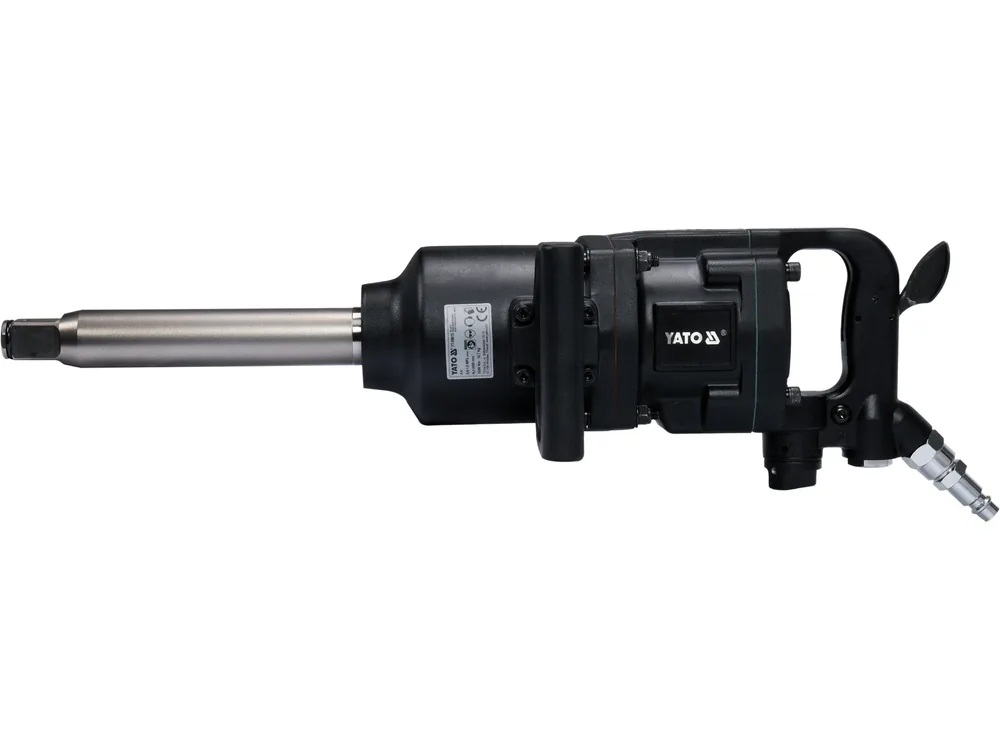 Гайковерт ударний пневматичний YATO: квадрат 1", F= 3200 Nm, роб. тиск- 6-10 Bar при 355 л/хв