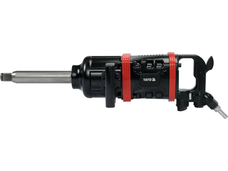 Гайковерт ударний пневматичний YATO до квадрату- 1", F=5800Nm, 650 л/хв при P= 0.MPa, 7000 об/хв