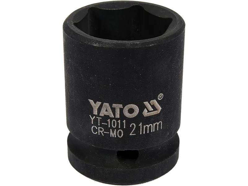 Головка торцева ударна 6-гранна YATO : квадрат 1/2", М= 21 мм, L= 39 мм