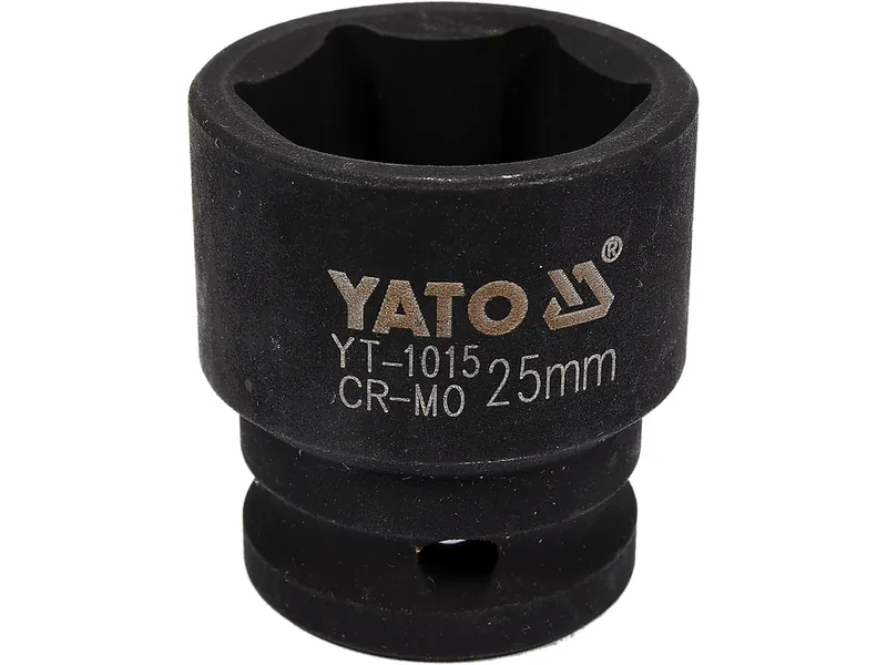 Головка торцева ударна 6-гранна YATO : квадрат 1/2", М= 25 мм, L= 43 мм
