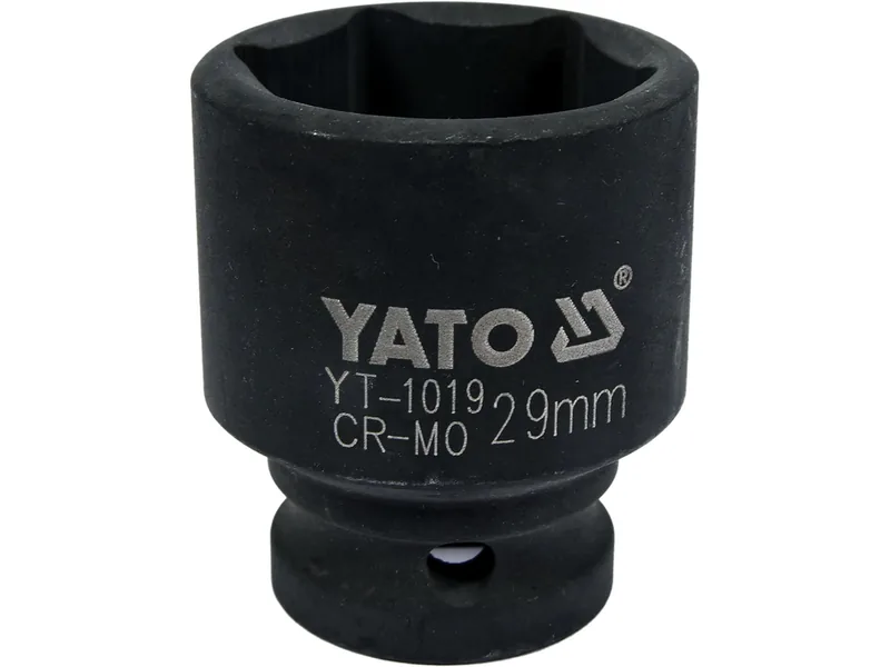Головка торцева ударна 6-гранна YATO : квадрат 1/2", М= 29 мм, L= 48 мм