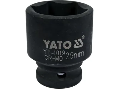 Головка торцева ударна 6-гранна YATO : квадрат 1/2", М= 29 мм, L= 48 мм