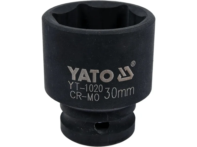 Головка торцева ударна 6-гранна YATO : квадрат 1/2", М= 30 мм, L= 48 мм