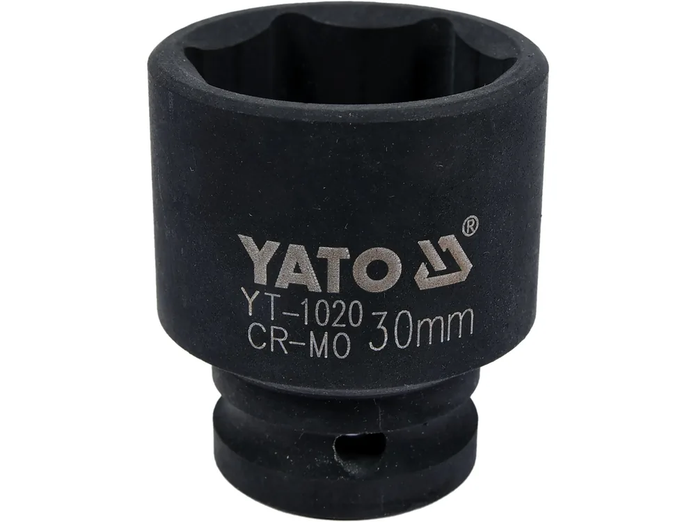 Головка торцева ударна 6-гранна YATO : квадрат 1/2", М= 30 мм, L= 48 мм