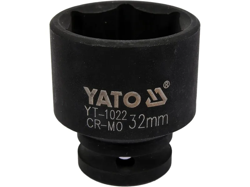 Головка торцева ударна 6-гранна YATO : квадрат 1/2", М= 32 мм, L= 48 мм