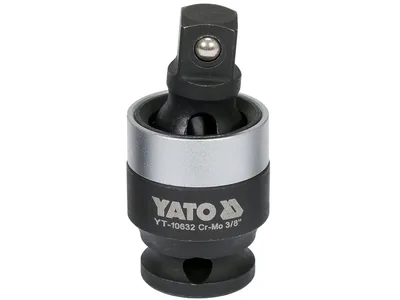 Подовжувач карданний ударний YATO: квадрат 3/8", L= 48 мм