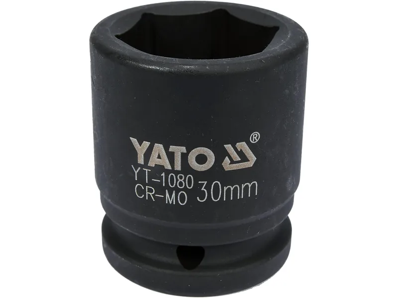 Головка торцева ударна 6-гранна YATO : квадрат 3/4", М= 30 мм, L= 53 мм