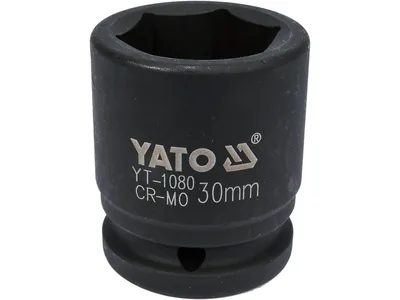 Головка торцева ударна 6-гранна YATO : квадрат 3/4", М= 30 мм, L= 53 мм
