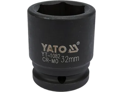 Головка торцева ударна 6-гранна YATO : квадрат 3/4", М= 32 мм, L= 56 мм
