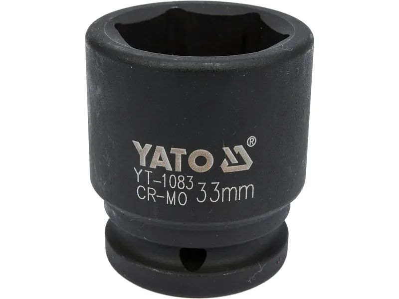 Головка торцева ударна 6-гранна YATO : квадрат 3/4", М= 33 мм, L= 56 мм