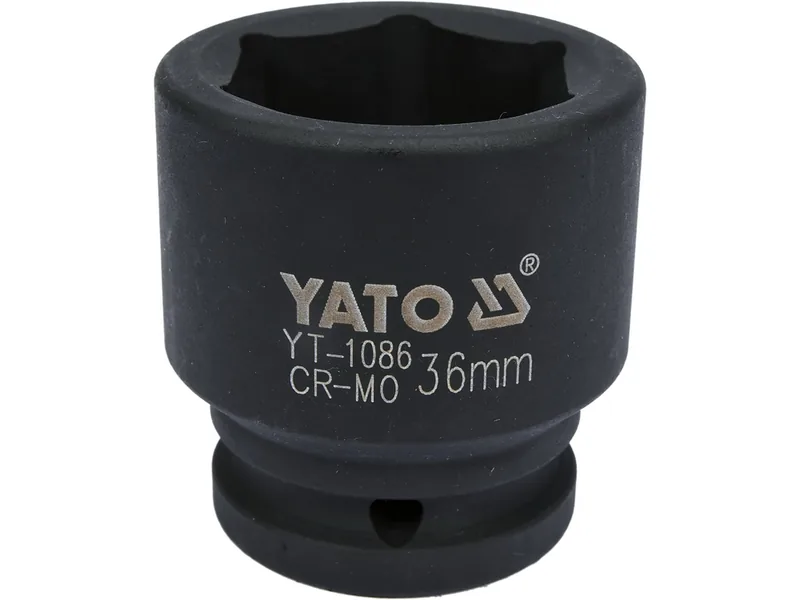 Головка торцева ударна 6-гранна YATO : квадрат 3/4", М= 36 мм, L= 56 мм