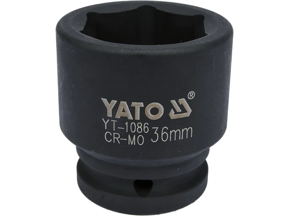 Головка торцева ударна 6-гранна YATO : квадрат 3/4", М= 36 мм, L= 56 мм